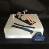 Lifting Weights Cake