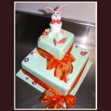 2 Tier Rabbit Cake