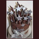 Mud Cake with Silver Stars