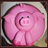 Pink Pig Cake
